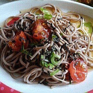 栄養アップの❤ザル蕎麦のアレンジ♪（レモン氷ほか）